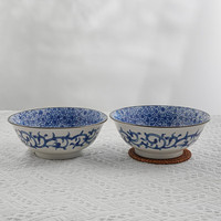 美浓烧（Mino Yaki）日本进口陶瓷汤碗复古大号面碗家用餐具沙拉碗日式泡面碗