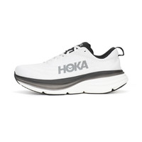 HOKA ONE ONE 邦代系列 Bondi 8 宽版 男子跑鞋 1127953-WBLC 白色/黑色 46