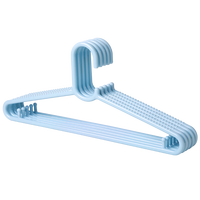 美丽雅衣架无痕防滑塑料宽肩干湿两用衣服撑子 【宽肩防滑】颜色 10个