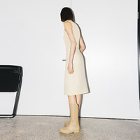 麦檬【/捡漏】夏季百搭简约气质通勤半身裙5E5241201 米色 L