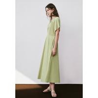 UR UR2024夏季女时尚优雅气质温柔风后拉链连衣裙UWH740040