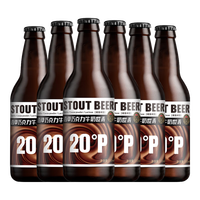 黑狸 20度香草巧克力牛奶世涛 330ml*6 啤酒