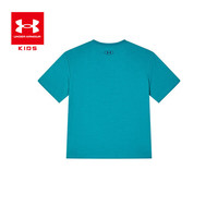 安德玛（Under Armour）女童夏季圆领短袖T恤百搭圆领透气潮T恤241201040 绿色 150cm 