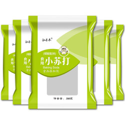 京喜 小苏打食用食品级烘焙原料清洁果蔬去油污打扫 小苏打粉500克*1袋