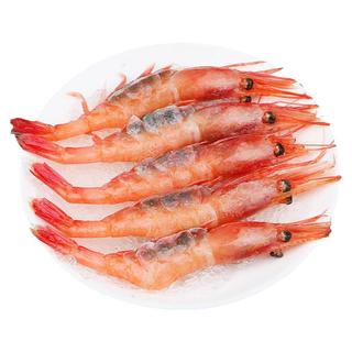 北极甜虾刺身生吃俄罗斯海鲜鲜活超特大冰虾牡丹新鲜日料甜虾即食