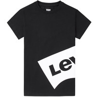 Levi's李维斯儿童夏季男童t恤短袖童装运动上衣半袖LOGO亲子款上衣 黑美人 140 /68 【身高128-140cm】