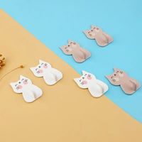 茶花 CHAHUA猫咪挂钩浴室可爱大猫厨房墙上粘胶勾子多功能强力粘胶粘钩子 大猫大号粘钩 3只装 颜色