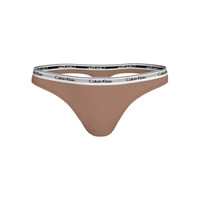 Calvin Klein女士时尚LOGO边舒适内裤000QD5246E PON红棕色 S 