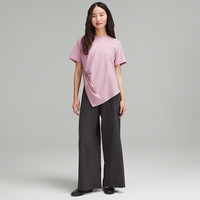 露露乐蒙lululemon丨Swift Wide-Leg 女士中腰阔腿裤 LW5GXCA 石墨灰 M