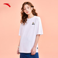 安踏露营T丨多巴胺短袖t恤男女夏季休闲百搭上衣针织打底衫上衣 XXXXL