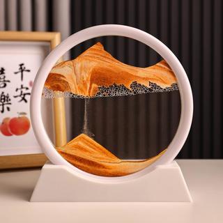流沙画摆件客厅办公室摆件3d立体流沙解压男女生