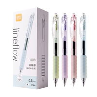 得力(deli)云握感中性笔刷题速干黑色水性笔签字笔ST头学生专用红笔水笔红色蓝色文具用品彩色圆珠笔 【可用仨月】3支笔+10支得力ST速干替芯