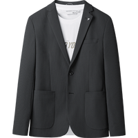 HLA海澜之家休闲西服男四面弹平驳领胸针修身外套男HWXAD1Y032A 32 185/104B 52B推荐165~172斤