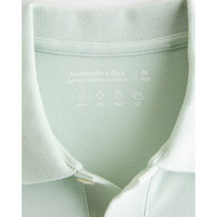 ABERCROMBIE & FITCH男装24夏款经典小麋鹿POLO衫美式通勤多色短袖T恤KI124-4162