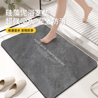 硅藻泥吸水地垫浴室卫生间门口进门入户防滑脚垫子厕所洗手间地毯 硅藻泥-毛绒熊