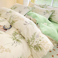 云瑾全棉被套单件纯棉斜纹被罩印花不掉色 清风絮语 被罩150*200cm单人