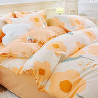 云瑾全棉被套单件纯棉斜纹被罩印花不掉色 微雨 被罩150*200cm单人