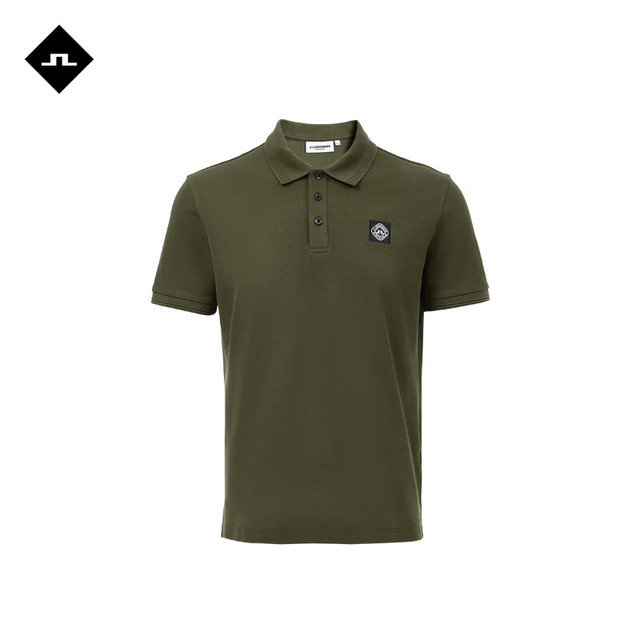 J.Lindeberg 金林德伯格 商场同款GOLF夏季新款凉感翻领短袖商务POLO衫