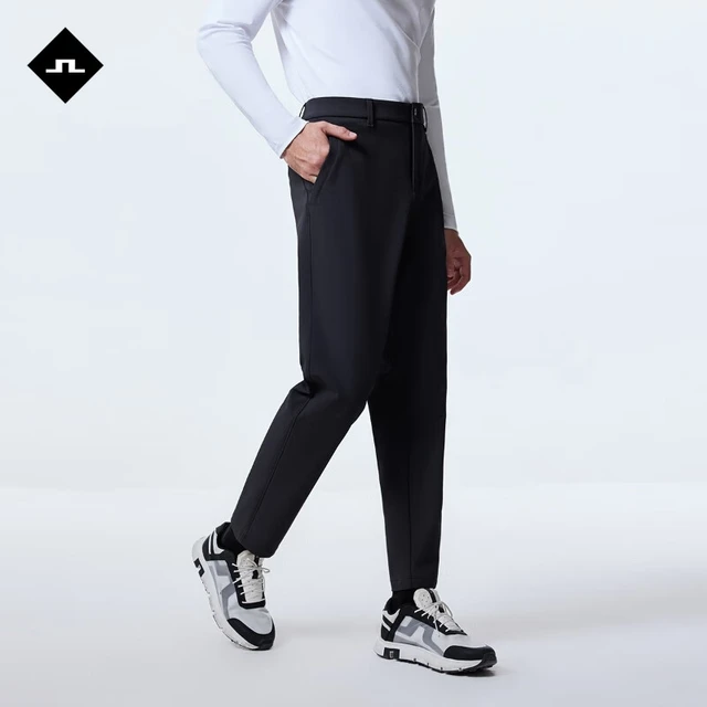 金林德伯格（J.Lindeberg）商场同款春夏新款男士柔软亲肤舒适弹力简洁拉链休闲裤524414024 N10  腰加宽裤加长