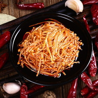 金大州香辣金针菇休闲零食大礼包便携解馋开袋即食金大洲下饭菜观赛零食 香辣金针菇10袋+麻辣素毛肚30袋