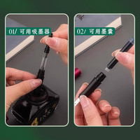 英雄牌钢笔E501书法练字男女士小三年级儿童墨囊 0.5mm