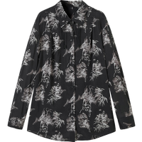 太平鸟女装衬衫新中式长袖秋国风盘扣衬衣东方简奢风