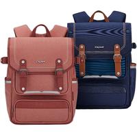 卡拉羊初中生大容量剑桥包女中减负双肩包男轻便背包