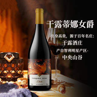 干露蒂娜女爵混酿红葡萄酒智利红酒750ml干露酒庄中央山谷