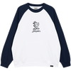 杰克·琼斯（JACK&JONES）男装春秋插肩袖剪裁潮流百搭潮流百搭罗纹圆领卫衣男款224433034  常规   175