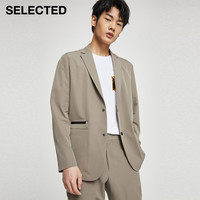 SELECTED 绫致SELECTED思莱德DK西服平驳领宽松西装外套男