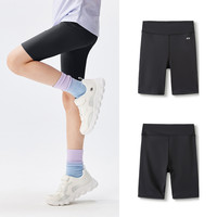 巴拉巴拉童装男童裤子宝宝儿童长裤2025夏装短袖t恤防蚊休闲裤子 百搭黑-凉感短裤