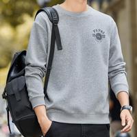 【透气新疆棉】春秋季男士t恤休闲宽松百搭男士卫衣男外套