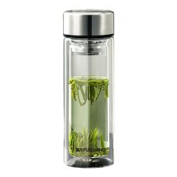 富光 泡茶杯双层玻璃杯 320ml