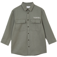 杰克·琼斯(JACK&JONES)春秋新款潮男士时尚百搭简约舒适七分袖工装风衬衫男装224131003 S58 常规 S58 M 175