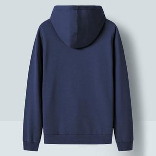 简约休闲舒适棉质百搭连帽活性印花男士针织卫衣