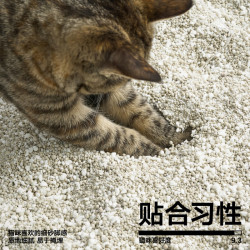 pidan 混合猫砂 木薯膨润土40%:60% 2.4kg  结团遮臭强吸水皮蛋猫砂