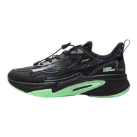 LI-NING KIDS李宁儿童跑步鞋男女童暗夜精灵春季网面透气童鞋缓震休闲运动鞋 黑色/影灰色 YKCU110-1 34  内长约22.2cm适合脚长21.2cm