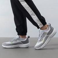 安德玛（Under Armour）男鞋跑步鞋  春春训练轻便网面缓震运动鞋通勤男 灰色/绒毛皮革罩面设计 户外款 41 【260】