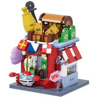 AREAX X砖区 海绵宝宝奇趣小店系列 AB0059 金运高照 蟹老板