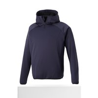 DESCENTE男女款防水防寒防风保暖训练套头外套DBX2761B 皇家蓝ROY