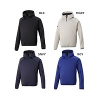 DESCENTE男女款防水防寒防风保暖训练套头外套DBX2761B 灰色MGRY