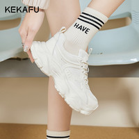 珂卡芙珂卡芙老爹鞋厚底休闲鞋 82431503米色 37