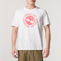 添柏岚（Timberland）T恤男 夏季户外宽松透气轻便跑步运动服纯棉舒适衬衫休闲圆领短袖 A2Q4A100/店长 S (170/88A)