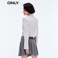 ONLY时尚百搭通勤纯色直筒长袖短款西服女|123208012 C39 蓟THISTLE 175/92A/XL