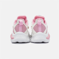 Kappa Kids卡帕童鞋氢风跑鞋夏单网面中大童男女童跑步鞋儿童运动鞋 白/粉 31 适合脚长约195mm