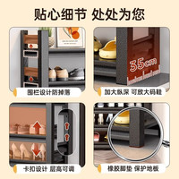 迎基鞋架家用钢制门口室内多层落地简易鞋架置物架入户门后鞋柜金属 【3层】80cm高【热销榜N01】 【长*宽】100cm*35cm
