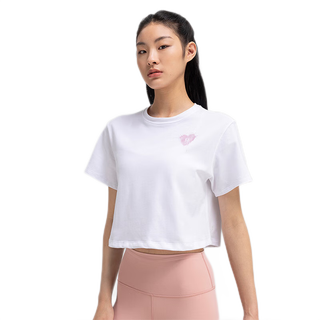 露露乐蒙lululemon丨Brushed 女士拉绒高克重棉混纺 T 恤*Foil LW3HUQS