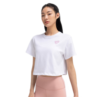 露露乐蒙lululemon丨Brushed 女士拉绒高克重棉混纺 T 恤*Foil LW3HUQS