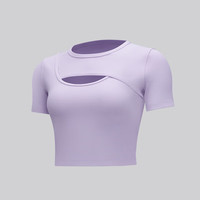 露露乐蒙lululemon丨Get Centred 女士运动短袖 T 恤 LW3HYTS 丁香紫 4