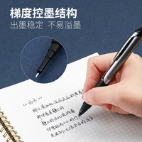 百乐（PILOT） 中性笔BXRT-V5开拓王按动针管0.5mm黑笔大容量水笔签字笔 黑3蓝1红1